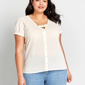 Polished Touch Blouse by ModCloth NWT